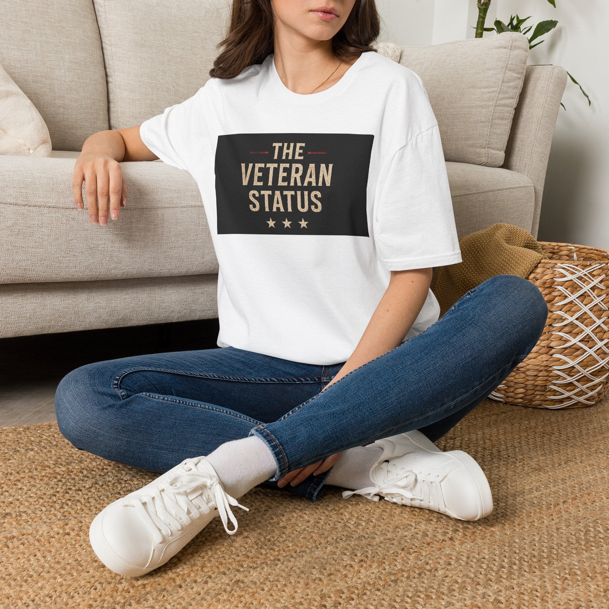 The Veteran Status T-Shirt — Patriotic Military Veteran Tee