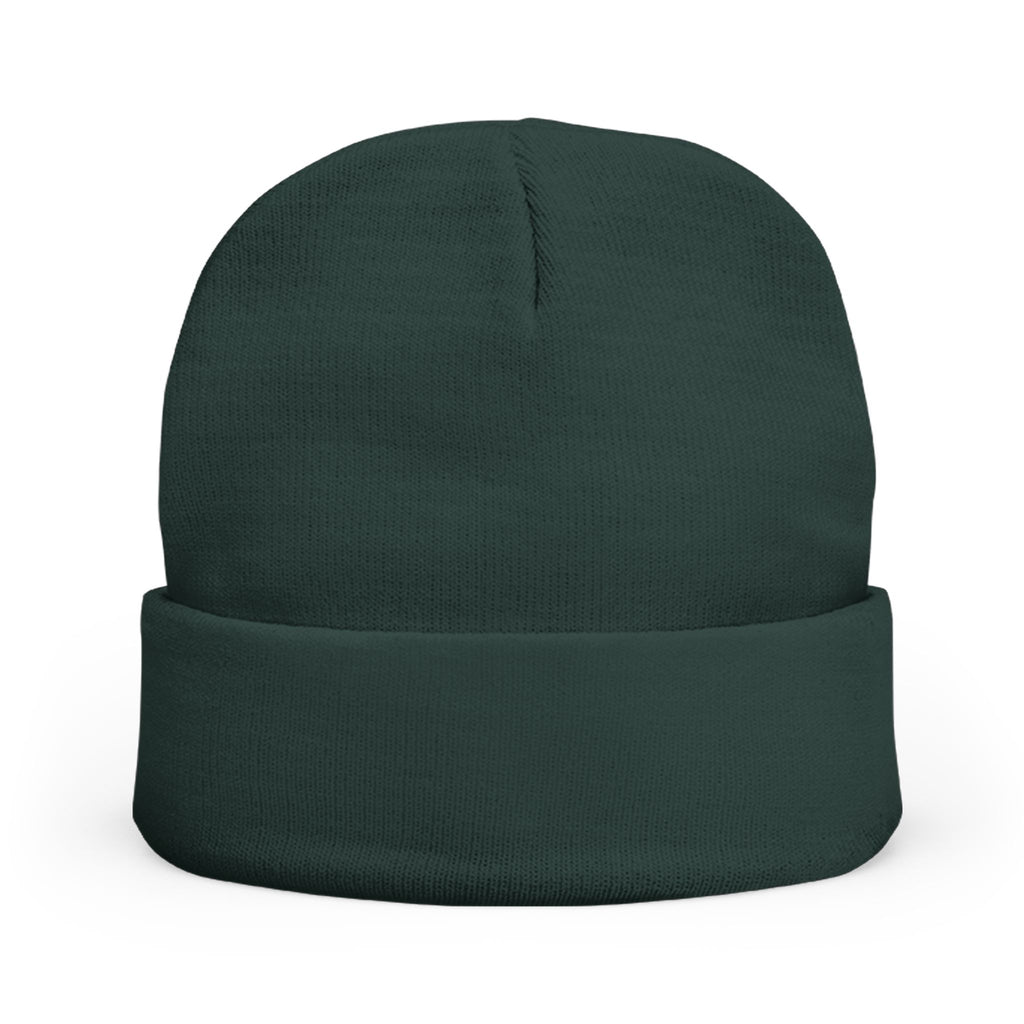 Embroidered Veteran Badge Knit Beanie