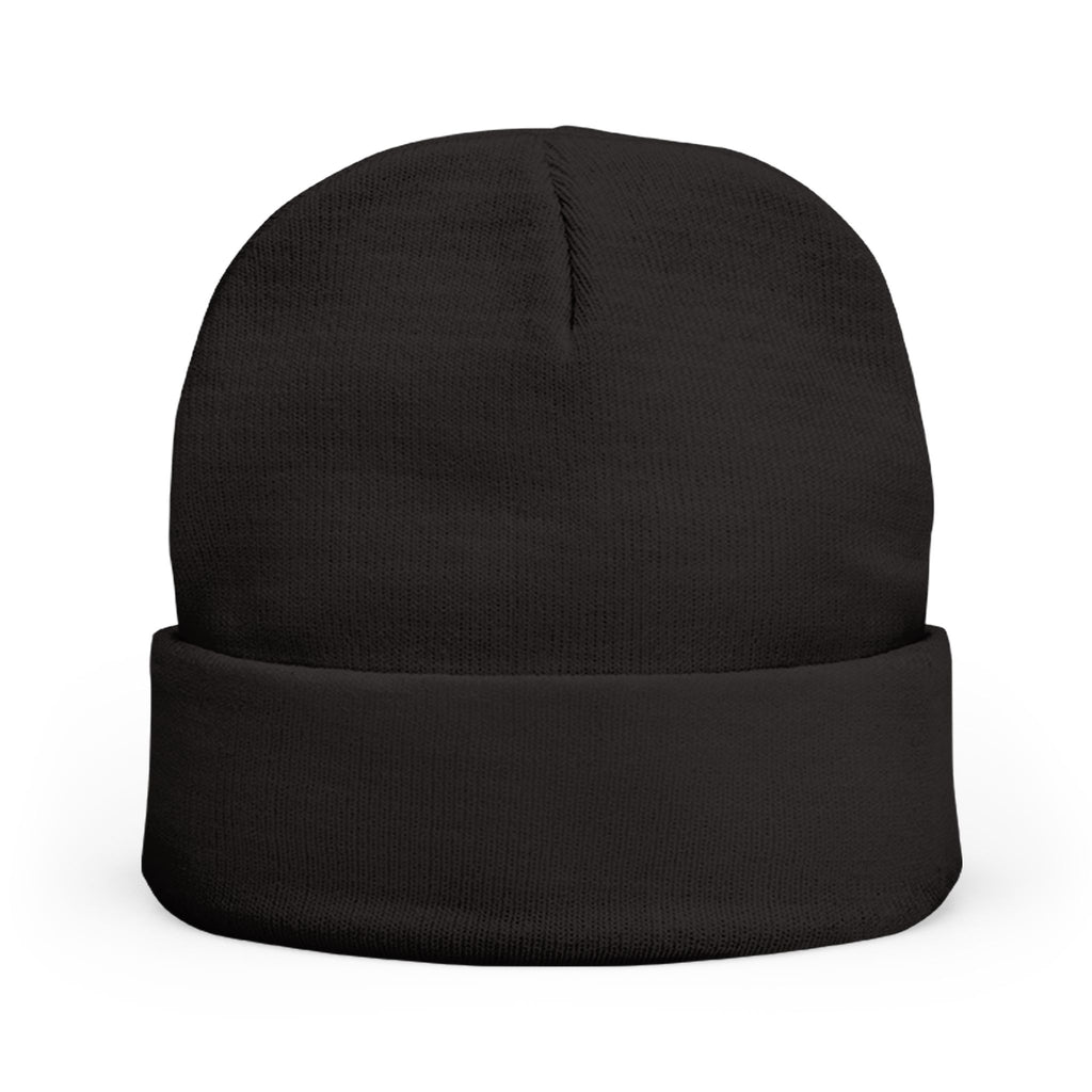 Embroidered Veteran Badge Knit Beanie