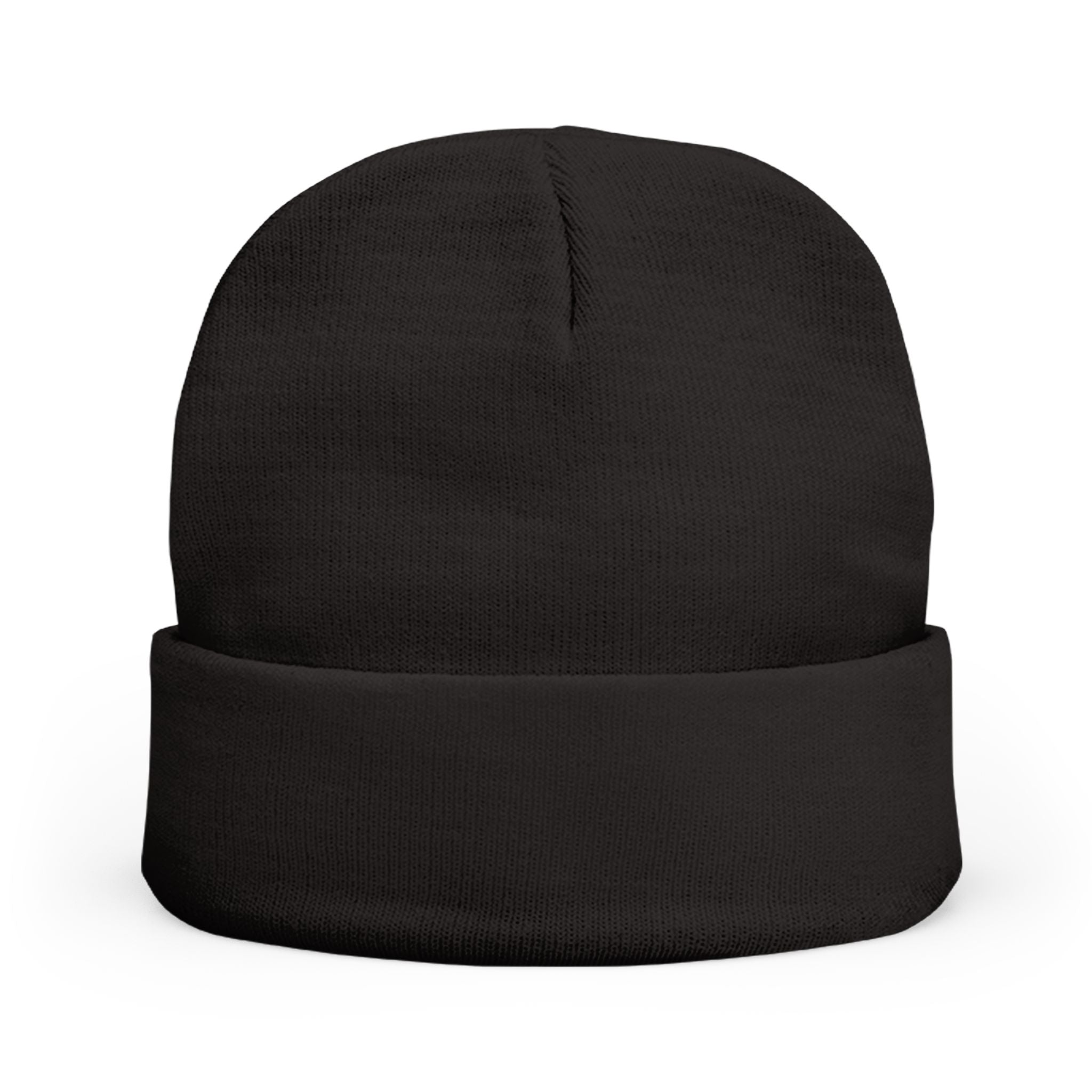 Embroidered Veteran Badge Knit Beanie