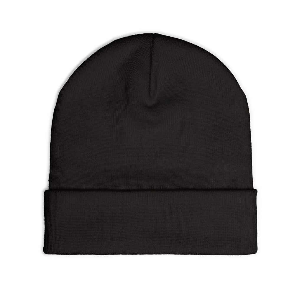 Embroidered Veteran Badge Knit Beanie