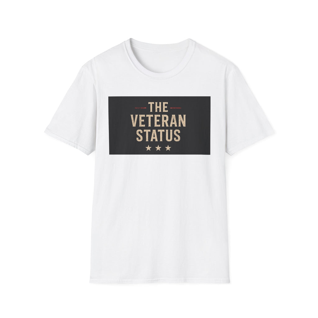 The Veteran Status T-Shirt — Patriotic Military Veteran Tee