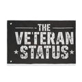Veteran Status Double-Sided Flag — Distressed American Military Pride Garden Flag