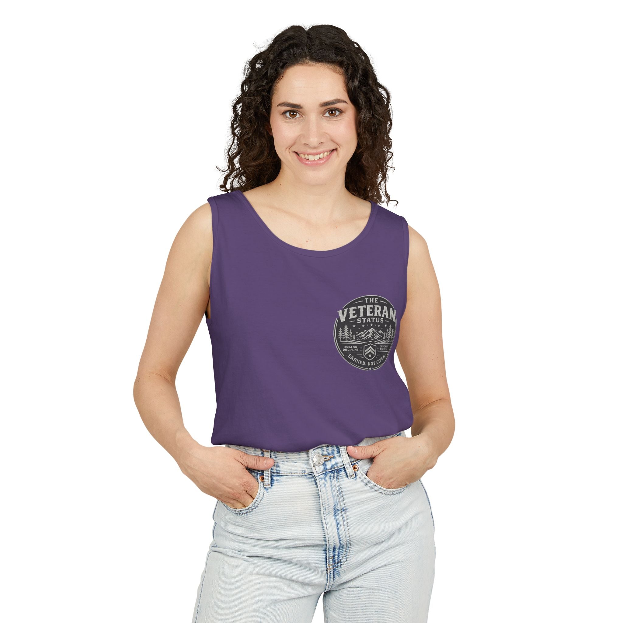 Veteran Definition Tank Top — Patriotic Military Tribute Tank