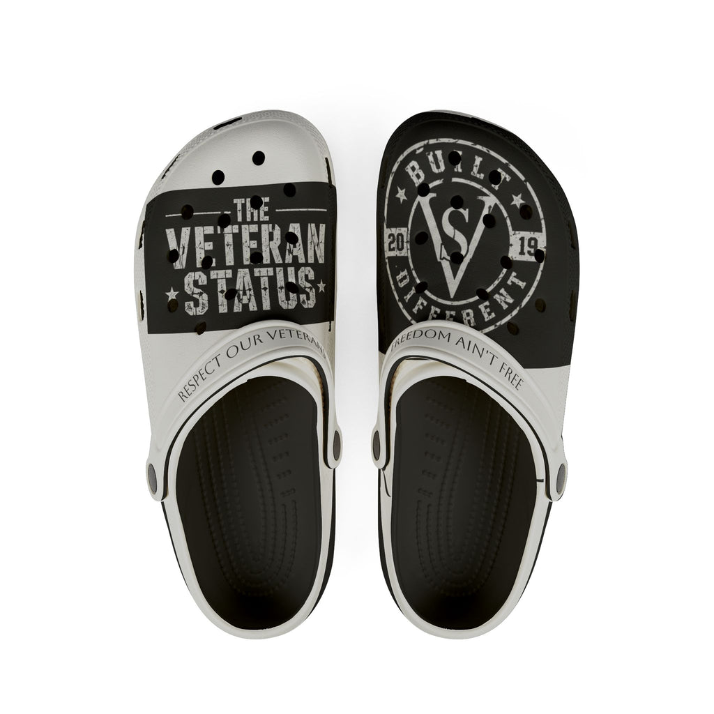 Veteran Status EVA Foam Clogs — Respect Our Veterans Slip-On Shoes