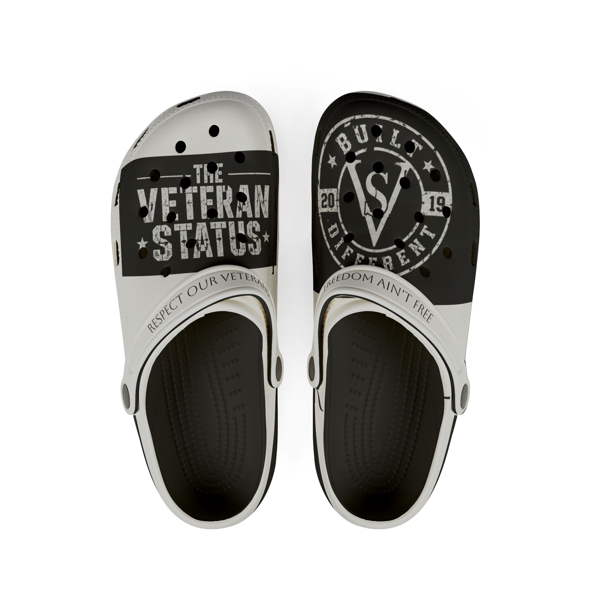 Veteran Status EVA Foam Clogs — Respect Our Veterans Slip-On Shoes