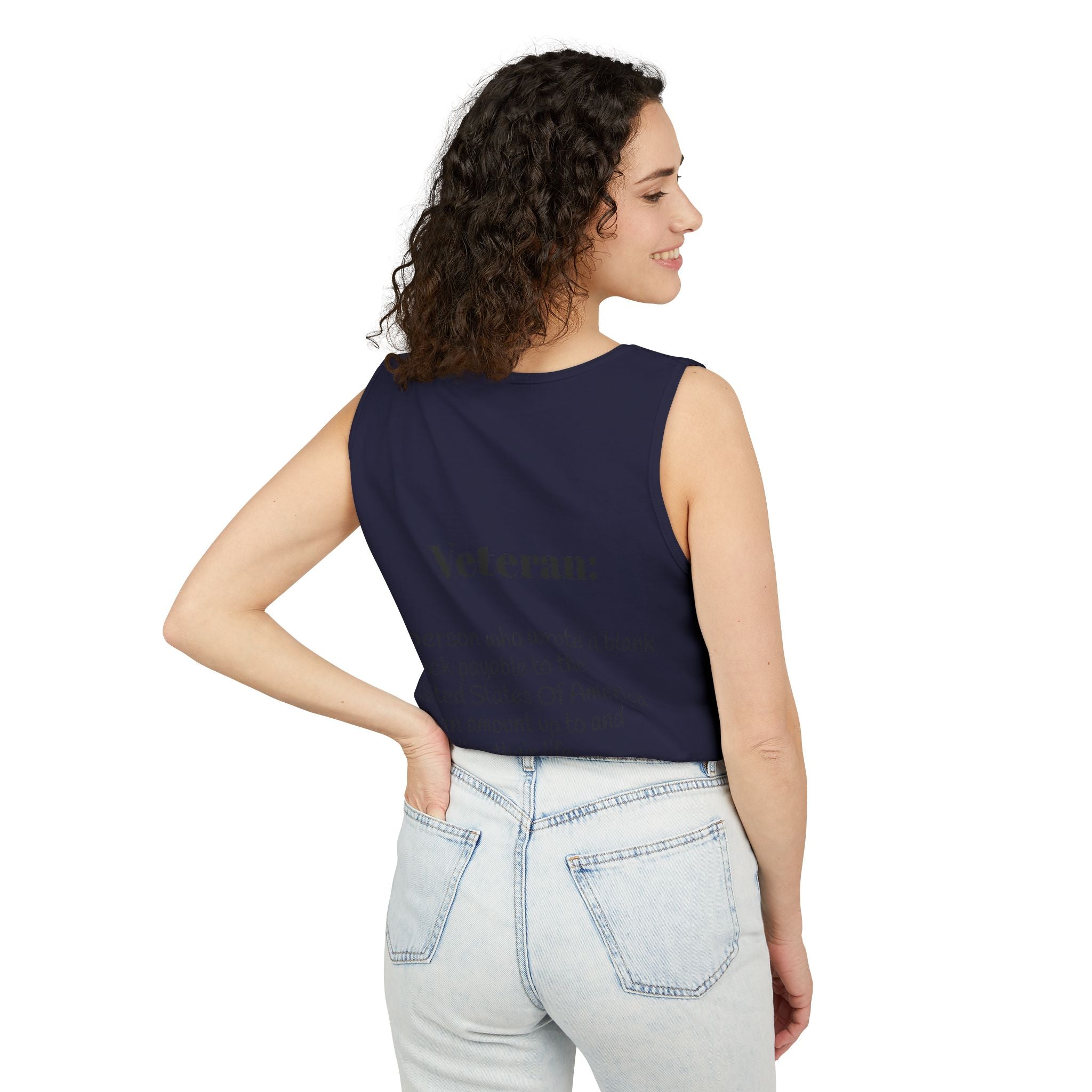 Veteran Definition Tank Top — Patriotic Military Tribute Tank