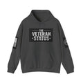 Veteran Status Hoodie – Military Pride Pullover with Sleeve Flag & Emblem