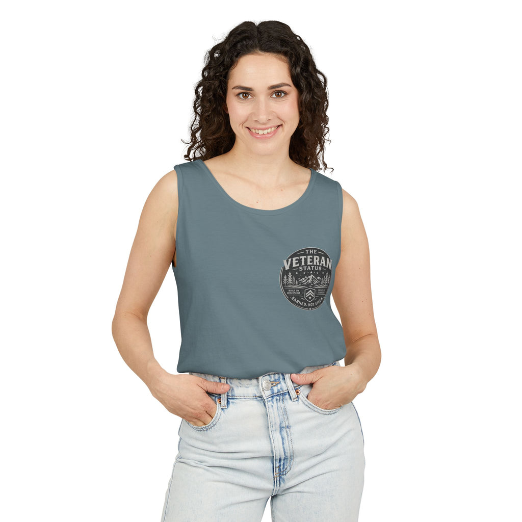 Veteran Definition Tank Top — Patriotic Military Tribute Tank