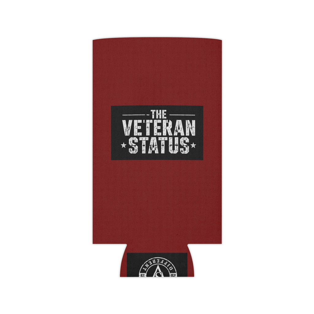 Veteran Status Can Cooler – American Flag Beer Koozie