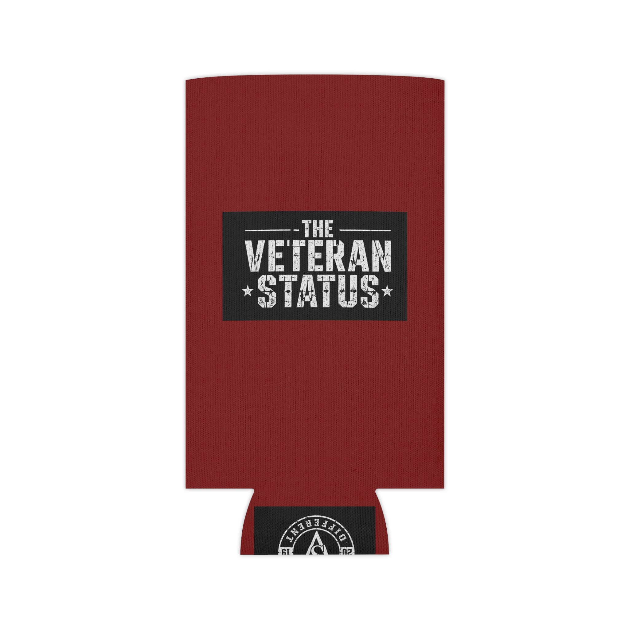 Veteran Status Can Cooler – American Flag Beer Koozie