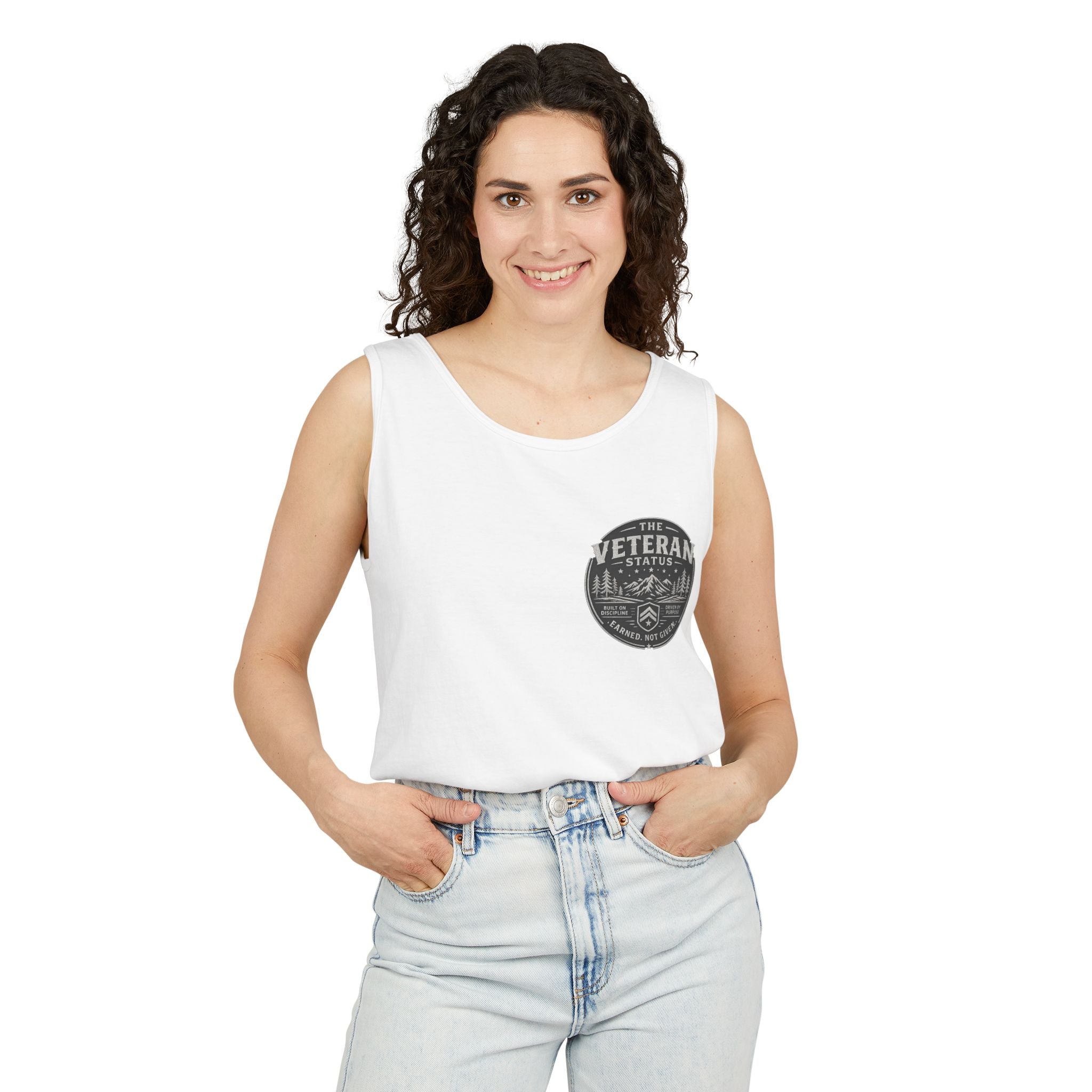 Veteran Definition Tank Top — Patriotic Military Tribute Tank