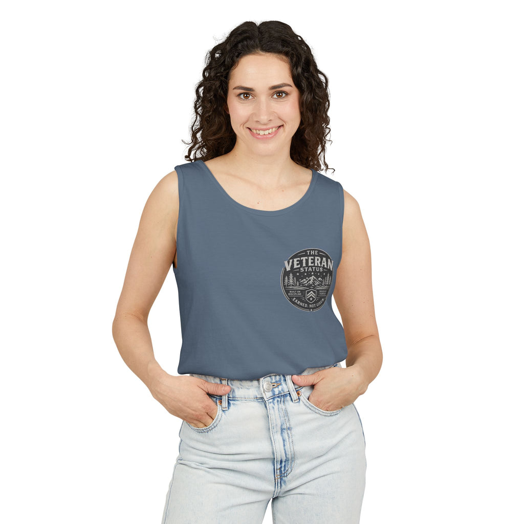 Veteran Definition Tank Top — Patriotic Military Tribute Tank