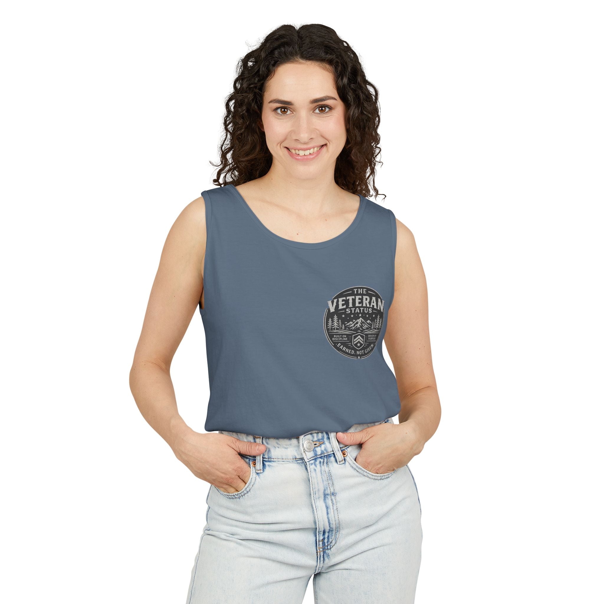 Veteran Definition Tank Top — Patriotic Military Tribute Tank