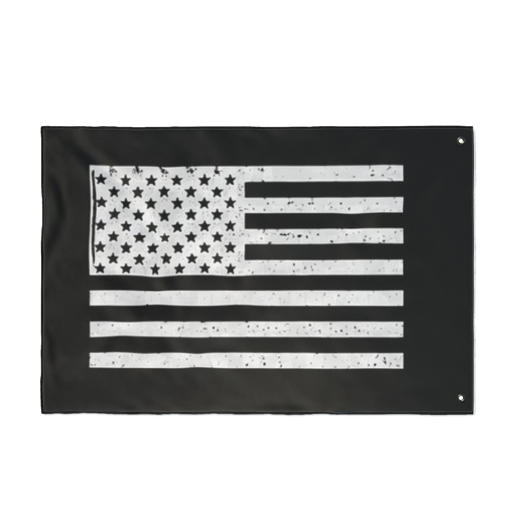 Veteran Status Double-Sided Flag — Distressed American Military Pride Garden Flag