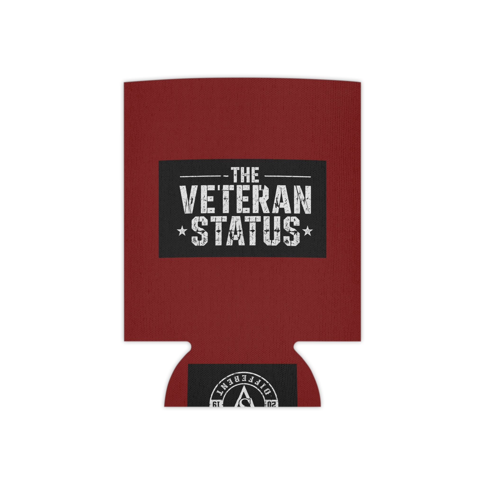 Veteran Status Can Cooler – American Flag Beer Koozie
