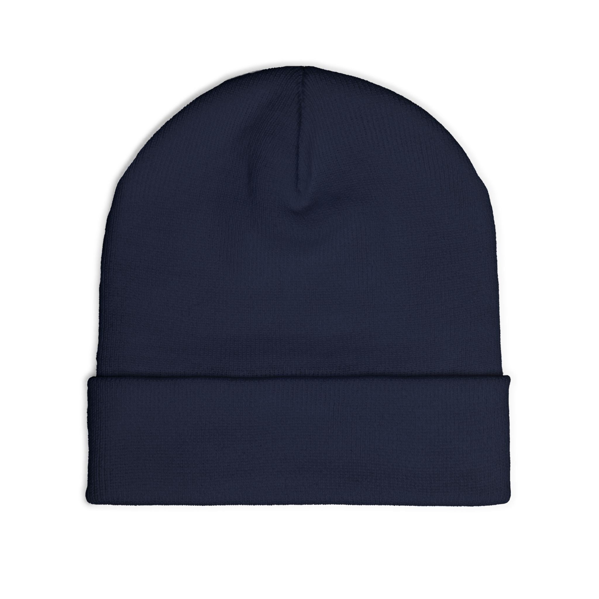 Embroidered Veteran Badge Knit Beanie