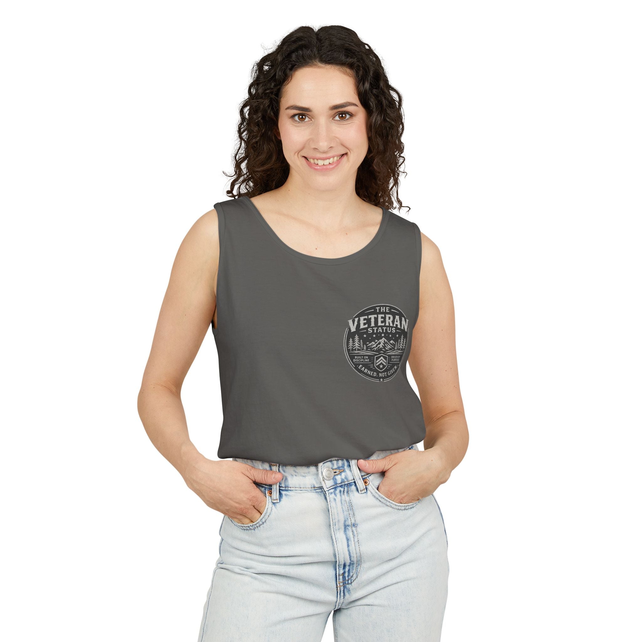 Veteran Definition Tank Top — Patriotic Military Tribute Tank