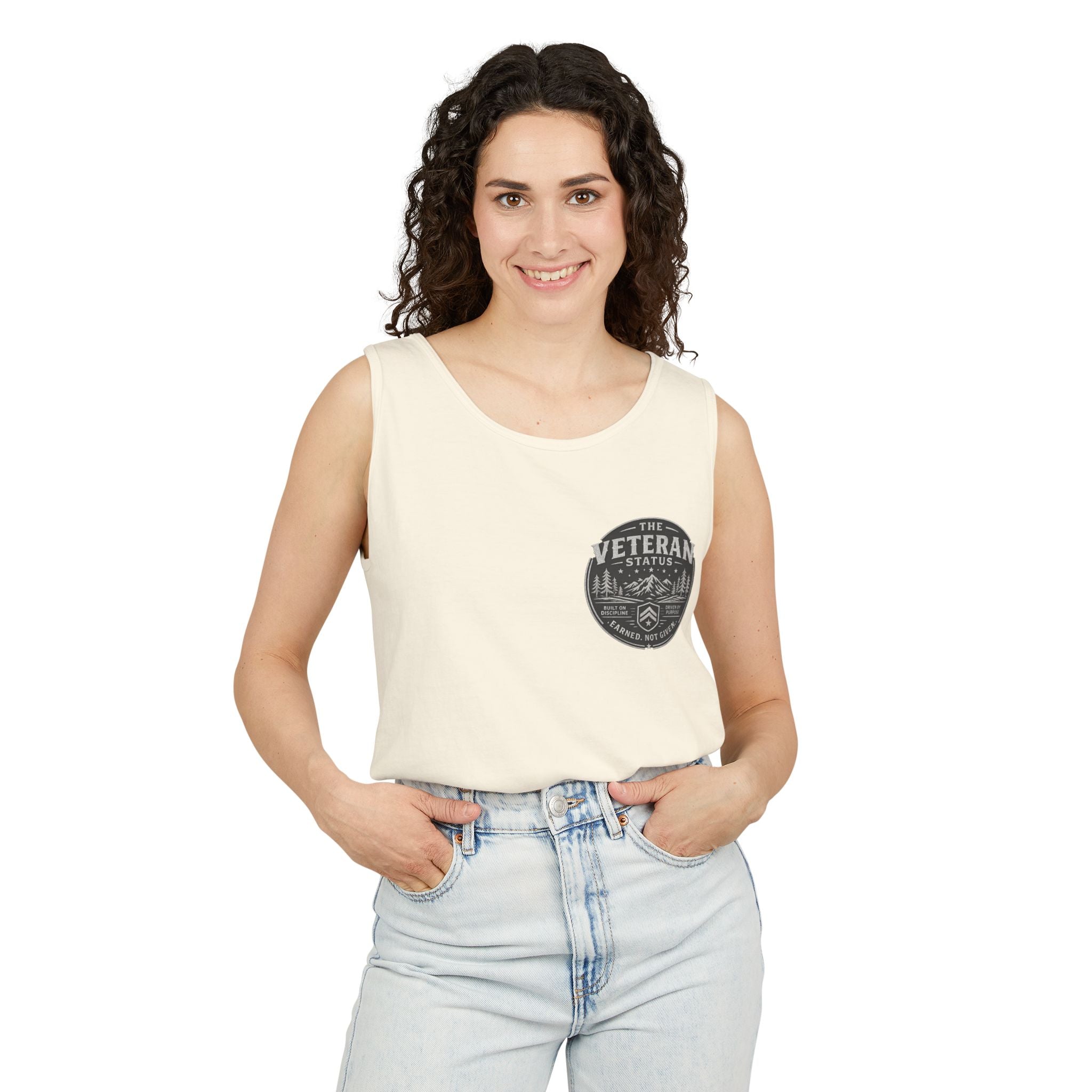 Veteran Definition Tank Top — Patriotic Military Tribute Tank