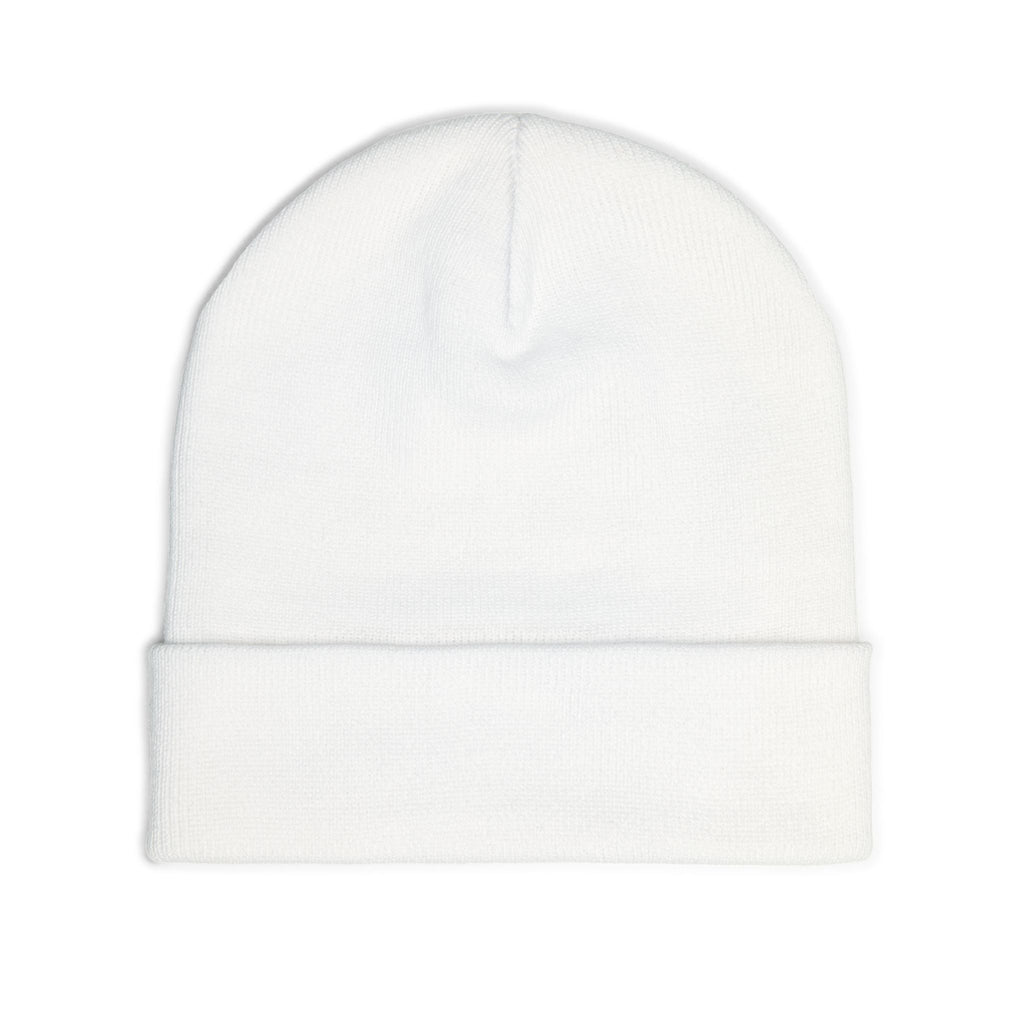 Embroidered Veteran Badge Knit Beanie
