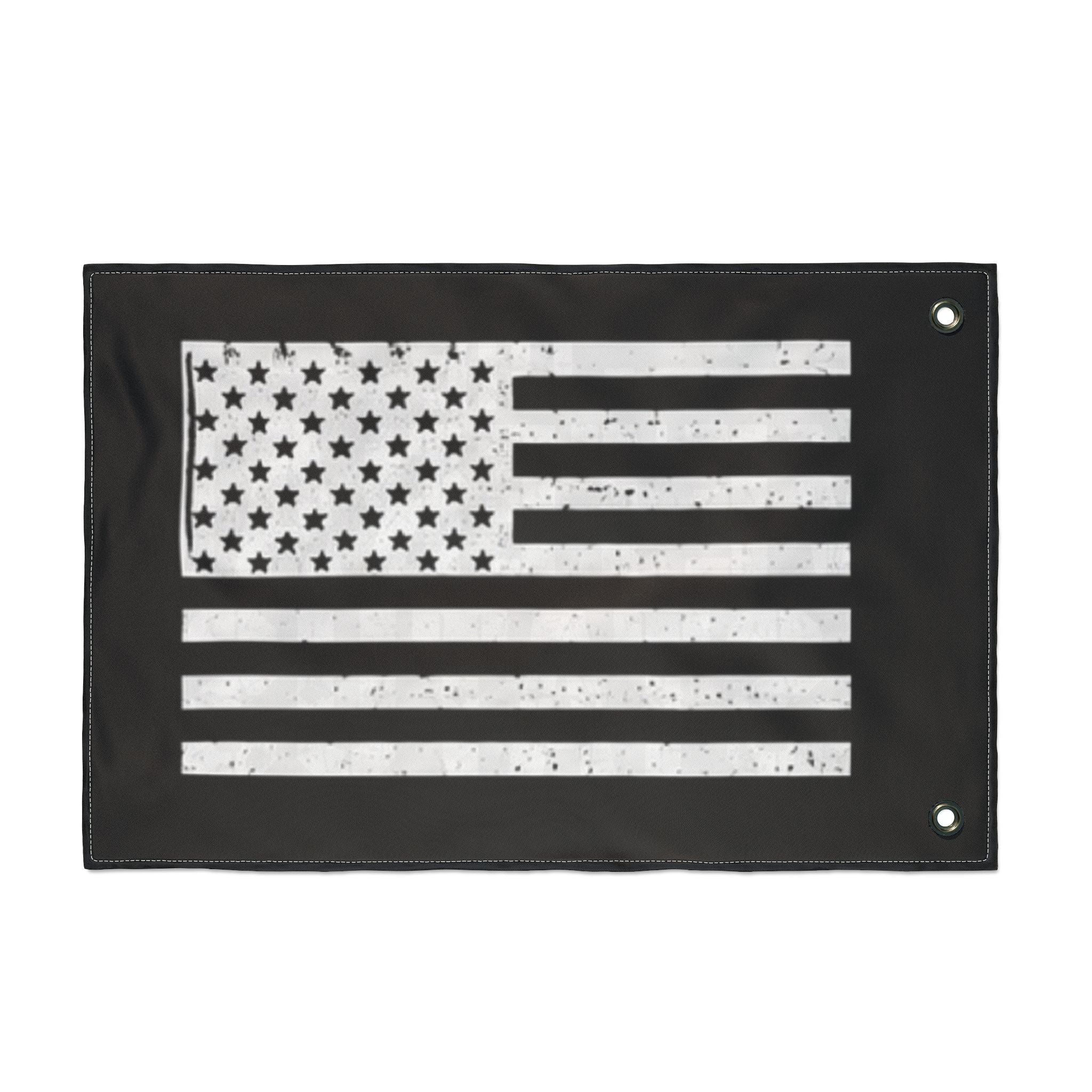 Veteran Status Double-Sided Flag — Distressed American Military Pride Garden Flag