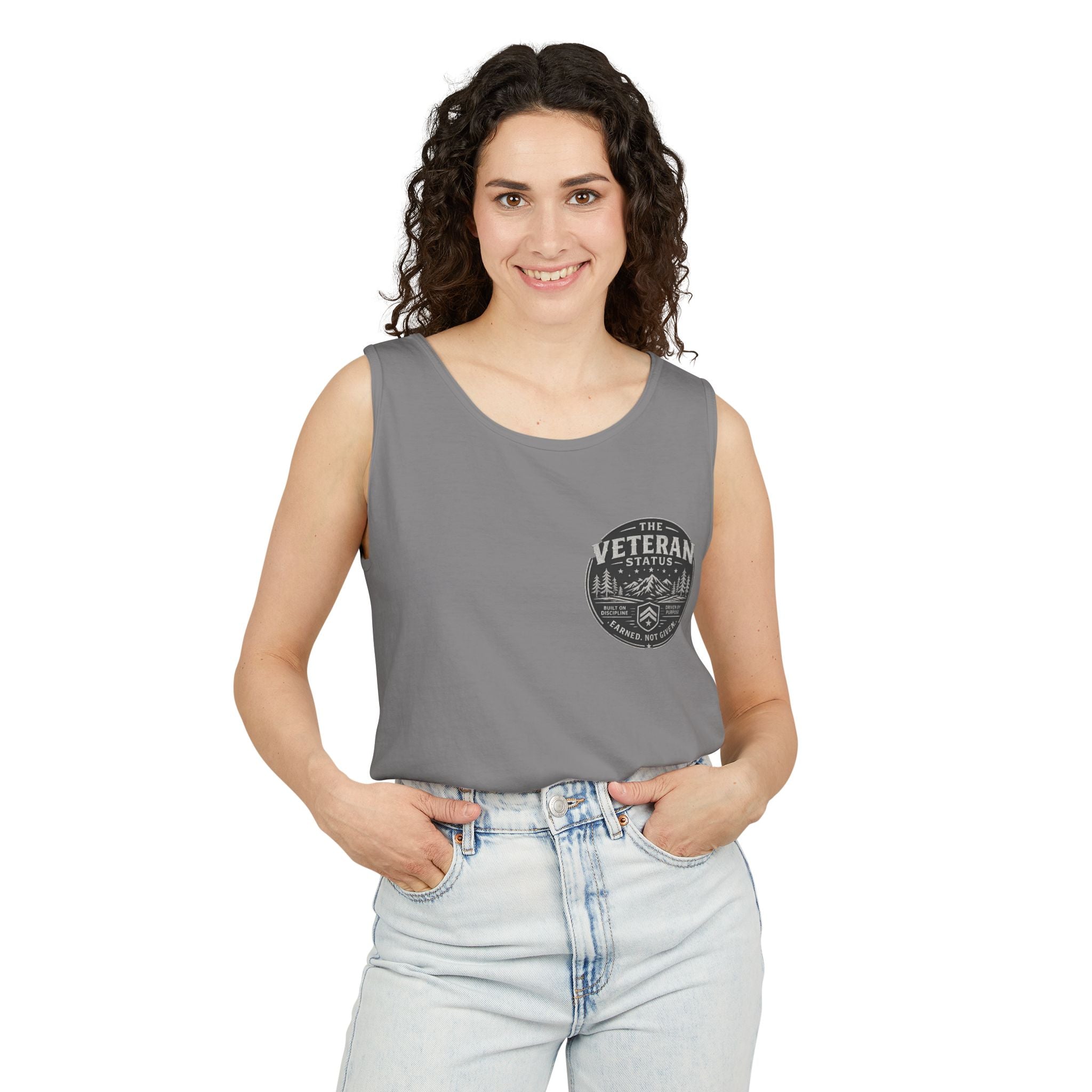 Veteran Definition Tank Top — Patriotic Military Tribute Tank